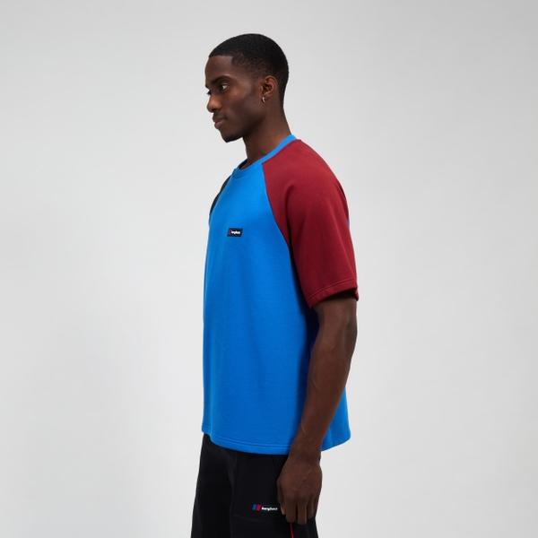 Berghaus Unisex Storm 25 Short Sleeve Tee - Blue/Red
