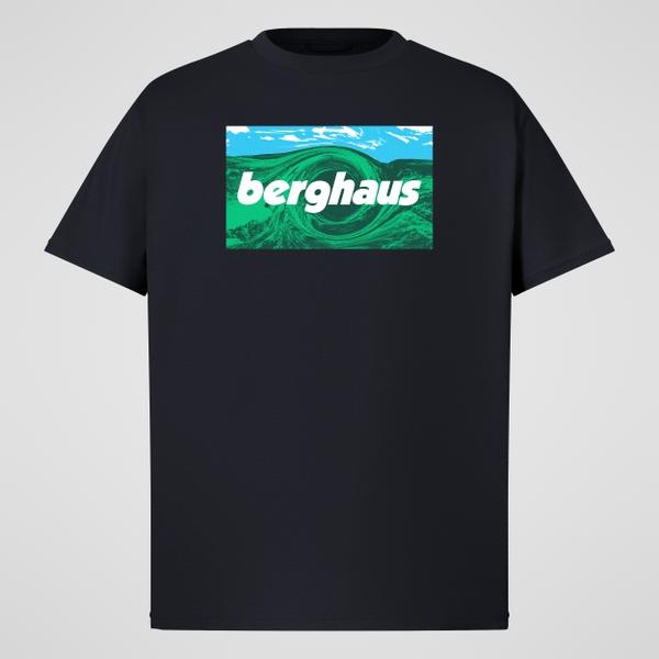 Berghaus Unisex Twisted Skies Tee - Black