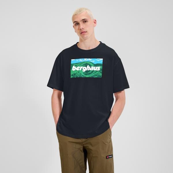 Berghaus Unisex Twisted Skies Tee - Black