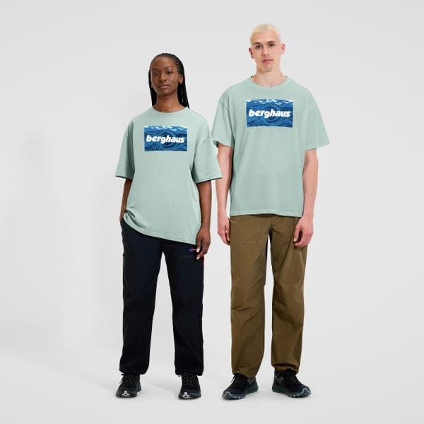 berghaus Unisex Twisted Skies Tee - Green