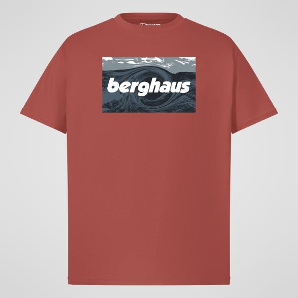 Berghaus Unisex Twisted Skies Tee - Orange
