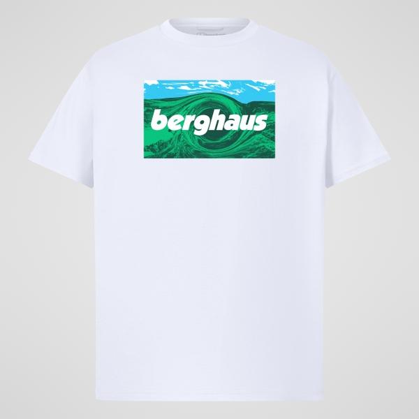 Berghaus Unisex Twisted Skies Tee - White