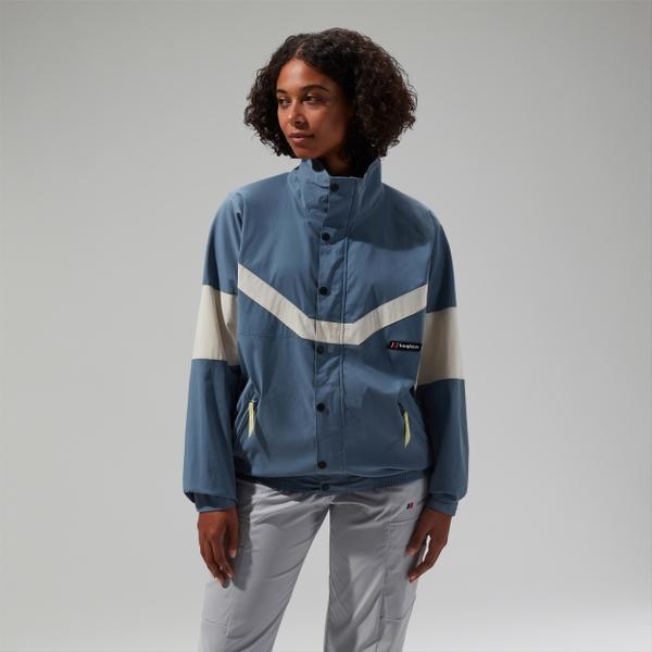 Berghaus Unisex Vail 87 Wind Jacket Blue/Grey - XS