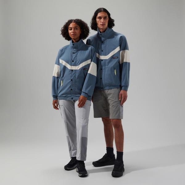 berghaus Unisex Vail 87 Wind Jacket Blue/Grey - XS