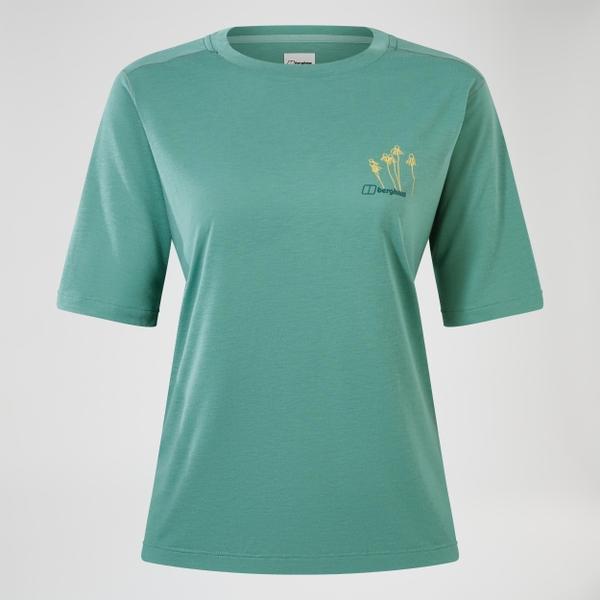 Berghaus Women's Coneflower Short Sleeve Tee - Green