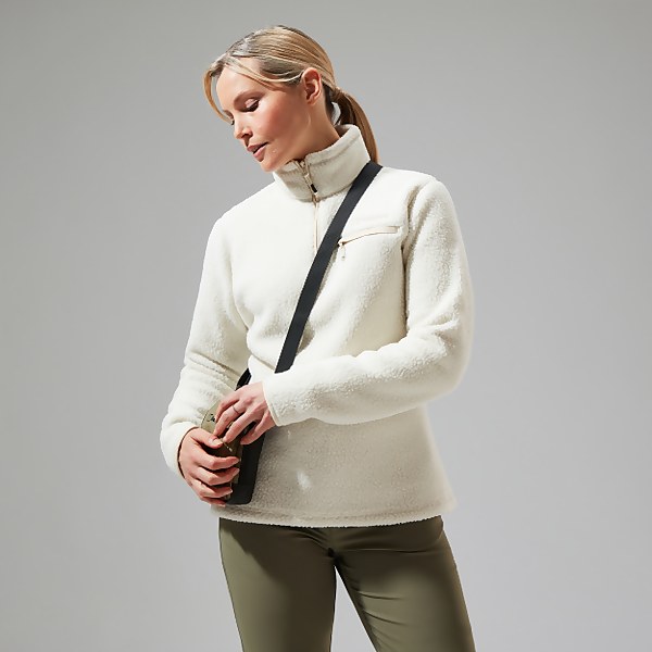 Berghaus Women's Darria Half Zip Fleece Natural - 14