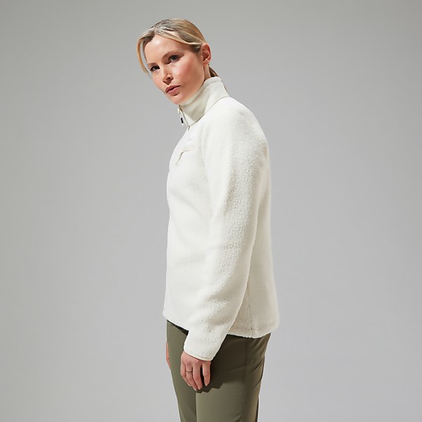 Berghaus Women's Darria Half Zip Fleece Natural - 14