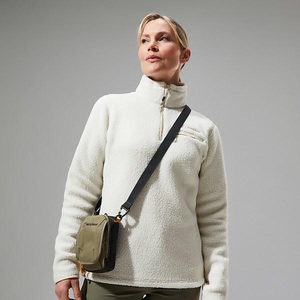 berghaus Women's Darria Half Zip Fleece Natural - 14