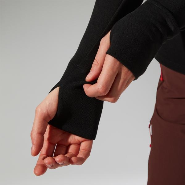 Berghaus Women's Ivyhill Half Zip Top - Black