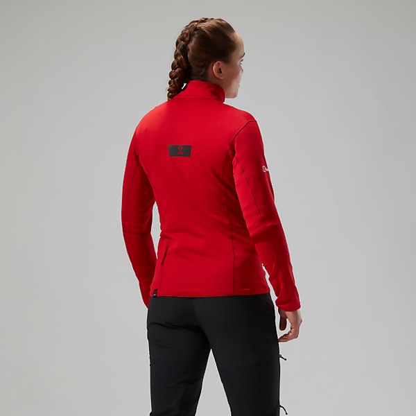 Berghaus Women's MTN Arete LB Half Zip Red - 18