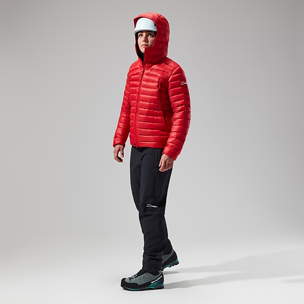 Berghaus Women's MTN Seeker MW Down Hoody Red - 14