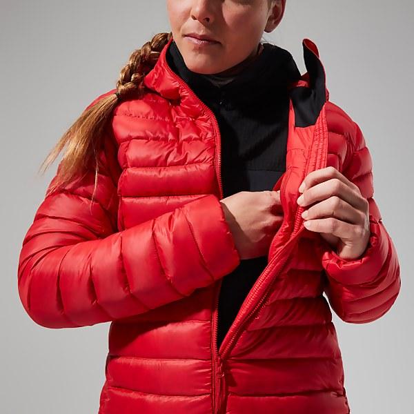 berghaus Women's MTN Seeker MW Down Hoody Red - 14