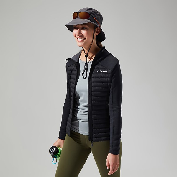Berghaus Women's Nula Hybrid Jacket Black - 8