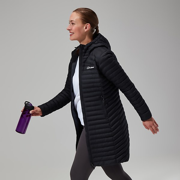 berghaus Women's Nula Micro Jacket Long Black - 8