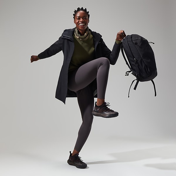 berghaus Women's Omeara Long Jacket Black - 8