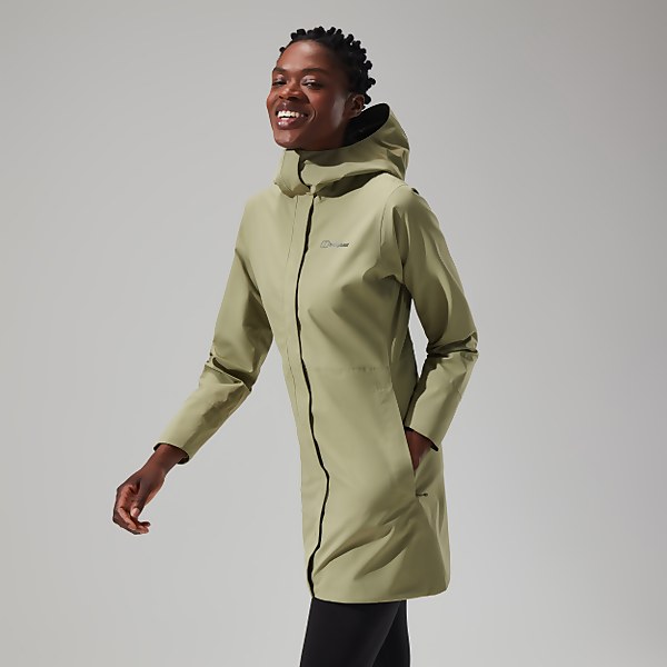 Berghaus Women's Omeara Long Jacket - Green