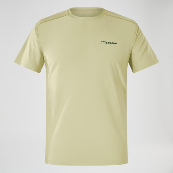 Berghaus Men's 24/7 Crew Short Sleeve Tech Tee - Natural