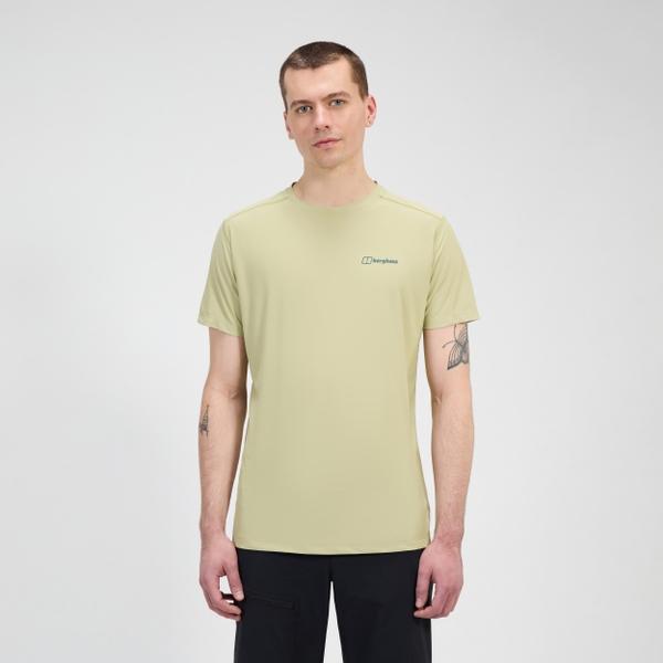 Berghaus Men's 24/7 Crew Short Sleeve Tech Tee - Natural