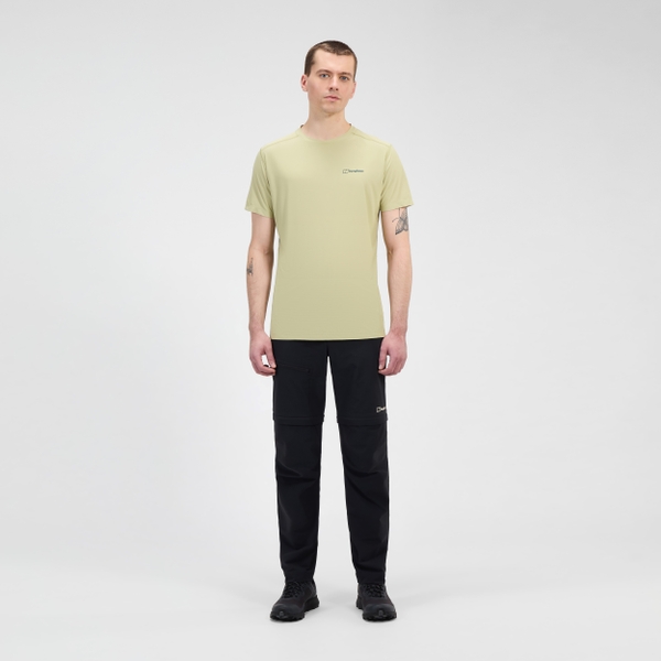 berghaus Men's 24/7 Crew Short Sleeve Tech Tee - Natural