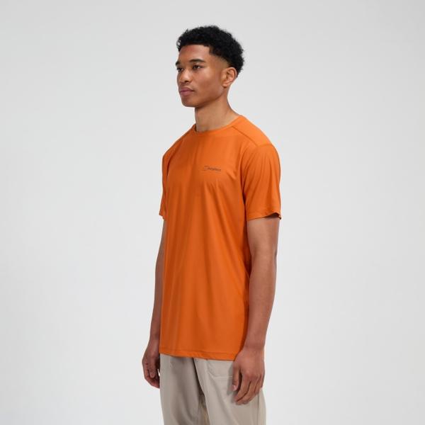 Berghaus Men's 24/7 Crew Short Sleeve Tech Tee - Orange