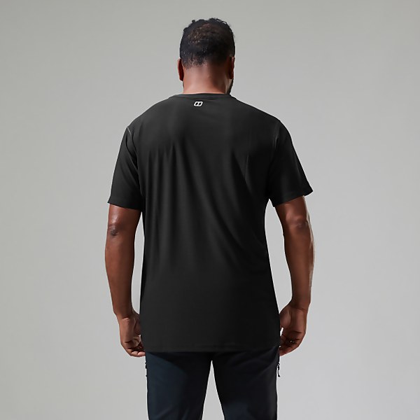 Berghaus Men's 24/7 Tech Tee Super Stretch Crew Black - XS