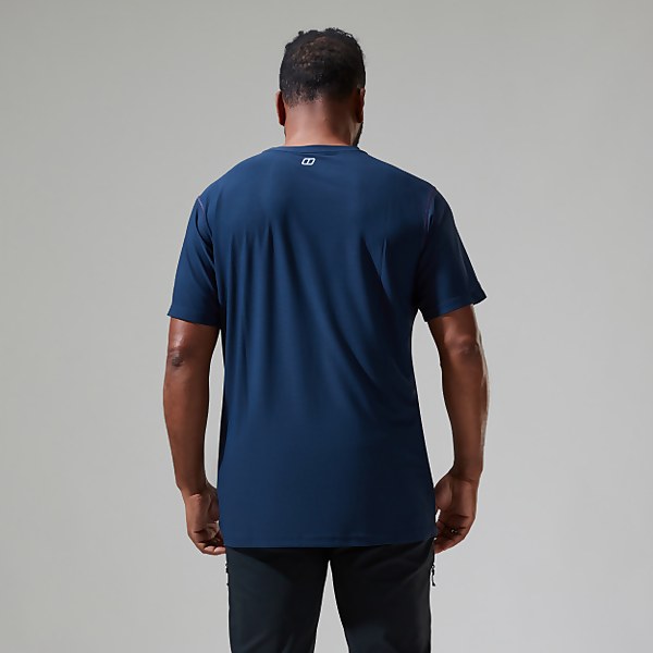 Berghaus Men's 24/7 Tech Tee Super Stretch Crew Dark Blue - XS