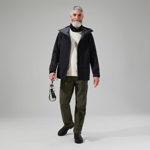 berghaus Men's Arnaby Hooded Waterproof Jacket Black - 2XL