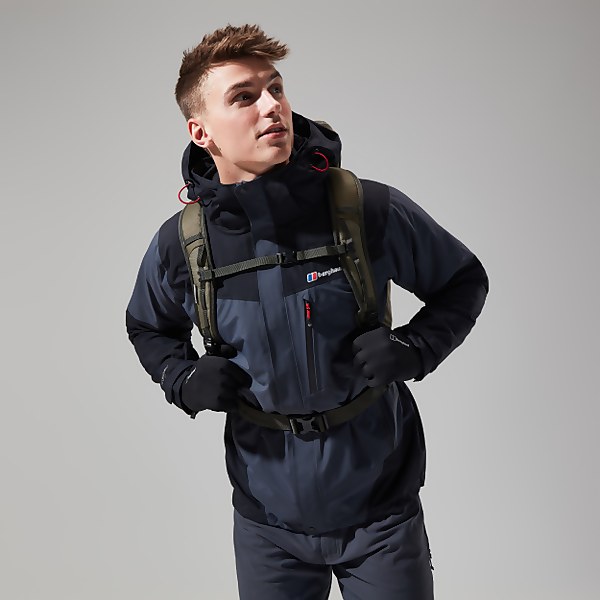 Berghaus Men's Arran 3In1 Jacket - Dark Grey/Black - XS