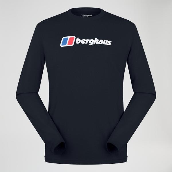Berghaus Men's Berghaus Big Logo Long Sleeve Tee - Black