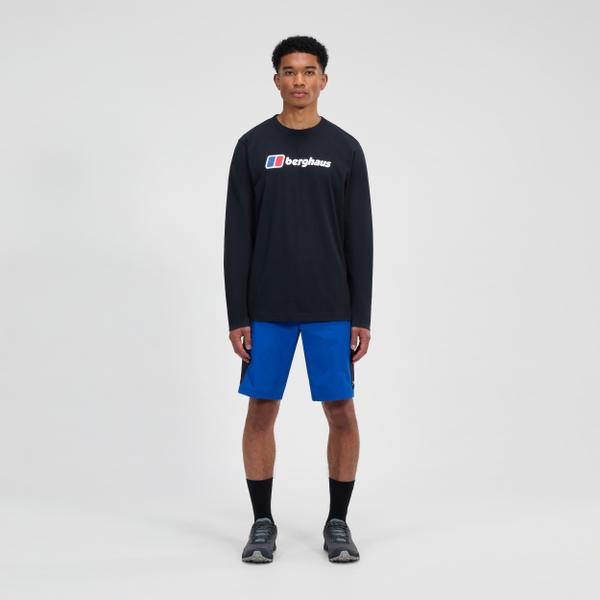 berghaus Men's Berghaus Big Logo Long Sleeve Tee - Black