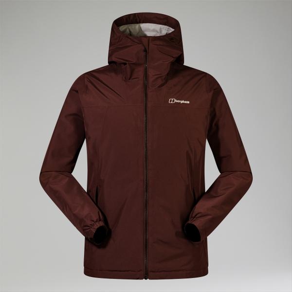 Berghaus Men's Deluge Pro 3.0 Insulated Waterproof Jacket - Brown - XS