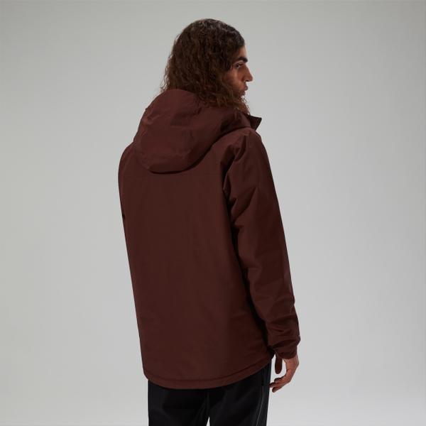 Berghaus Men's Deluge Pro 3.0 Insulated Waterproof Jacket - Brown - XS