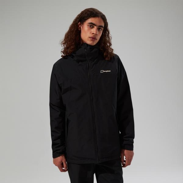 berghaus Men's Deluge Pro 3.0 Insulated Waterproof Jacket - Black - XS