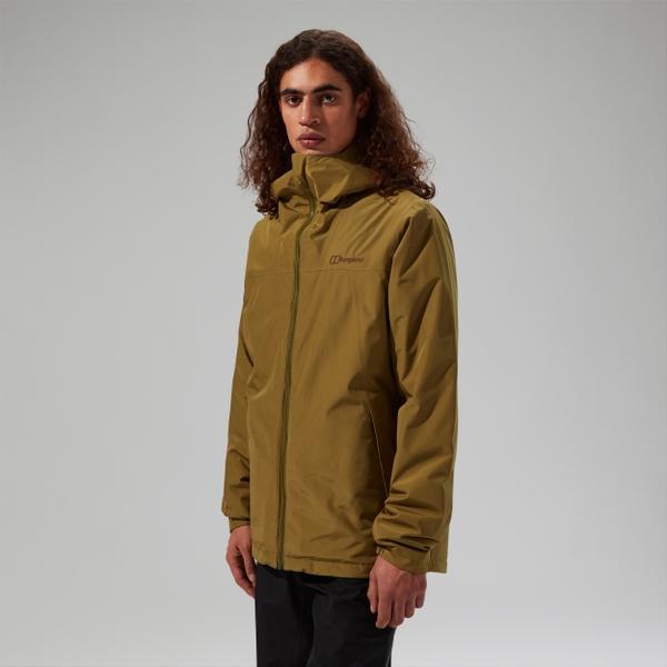 Berghaus Men's Deluge Pro 3.0 Insulated Waterproof Jacket - Green - S
