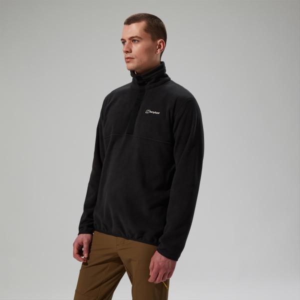 Berghaus Men's Felltop Snap Fleece Pullover - Black - XS