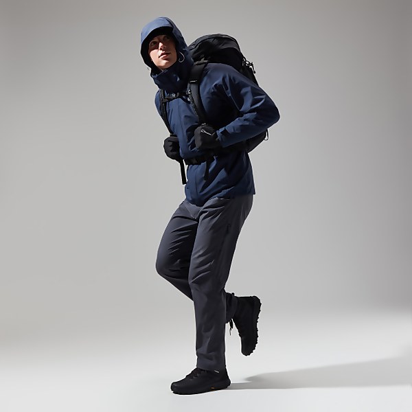 Berghaus Men's Hillwalker 3In1 Waterproof Jacket - Dark Blue/Dark Blue - XS