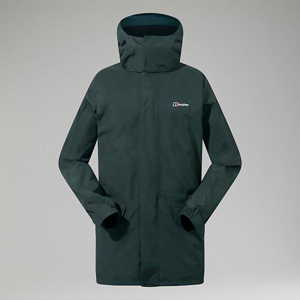 Berghaus Men's Long Cornice InterActive Jacket Dark Green - XS