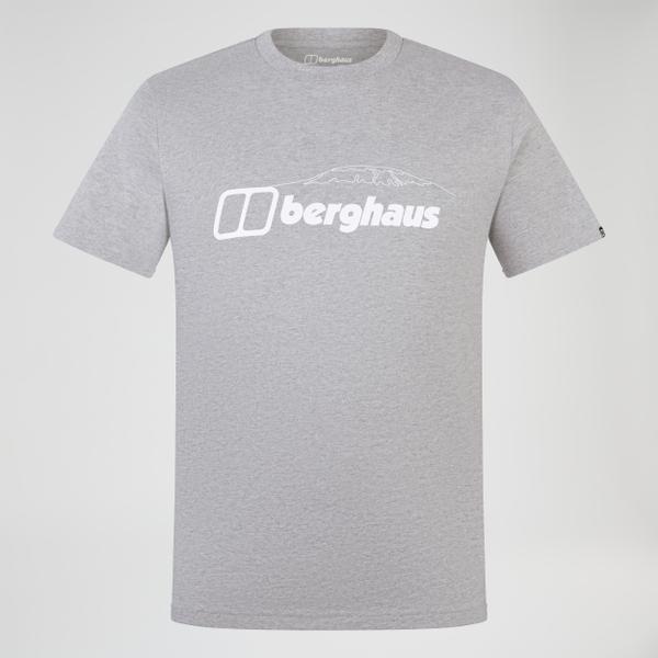 Berghaus Men's Mountain Checklist Short Sleeve Tee - Grey