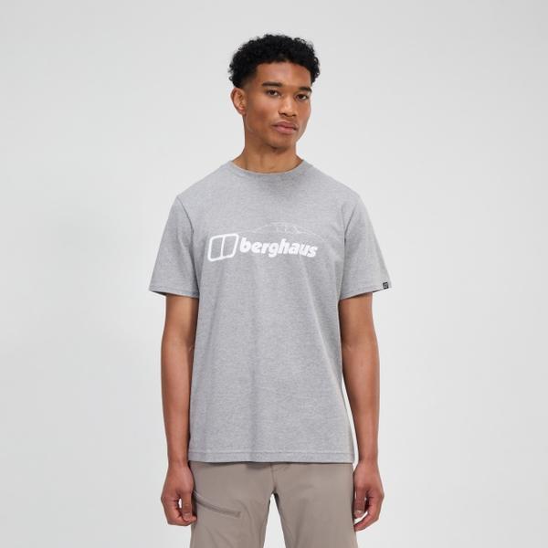 Berghaus Men's Mountain Checklist Short Sleeve Tee - Grey