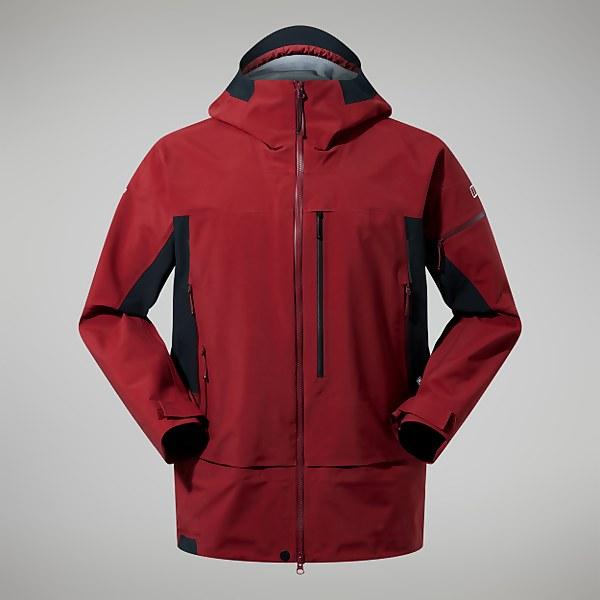 Berghaus Men's MTN Arete Descend GTX Jacket Dark Red/Black - 2XL