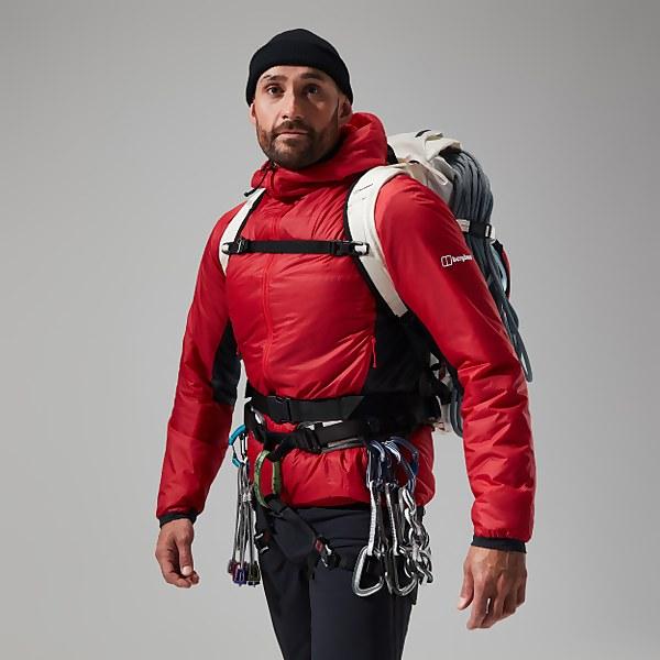 berghaus Men's MTN Arete LB Synthetic Hoody Red/Black - L