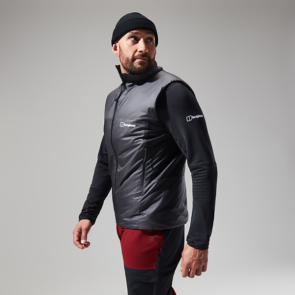 berghaus Men's MTN Arete LB Synthetic Vest Grey/Black - XL