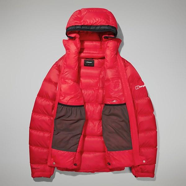 Berghaus Men's MTN Arete Ultra Down Hoody Red/Black - XS