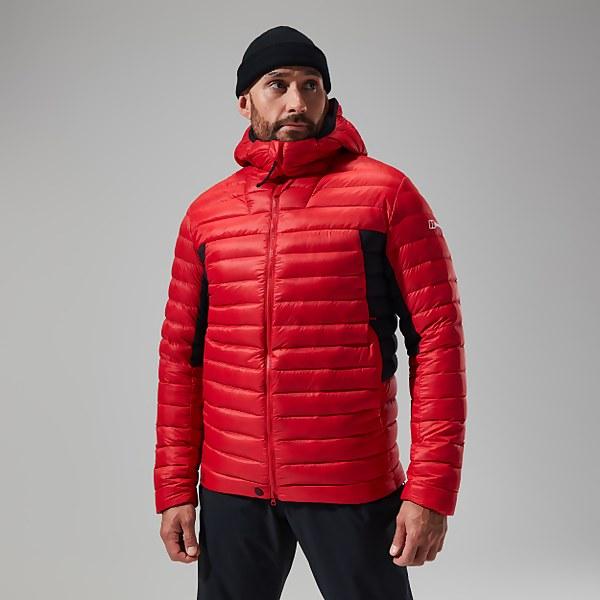 berghaus Men's MTN Seeker MW Down Hoody Red/Black - S