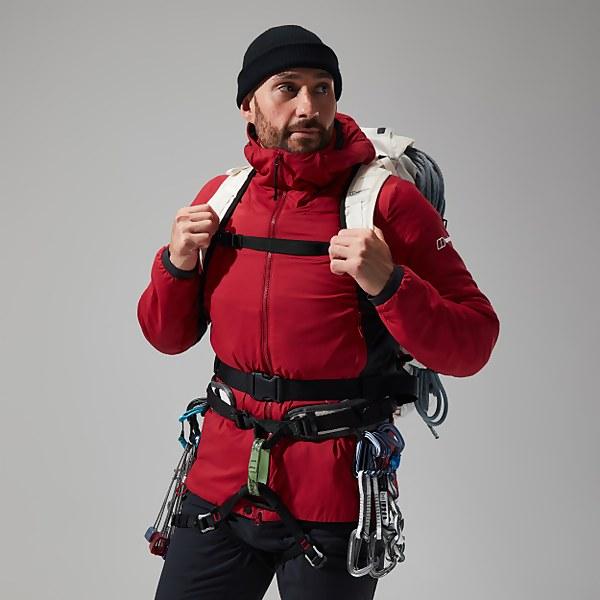 berghaus Men's MTN Seeker MW Synthetic Hoody Dark Red/Black - XL