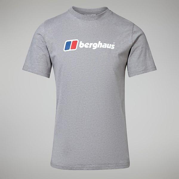 Berghaus Men's Organic Big Classic Logo T Shirt Dark Grey - XS