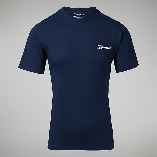 Berghaus Men's Organic Classic Logo Tee Dark Blue - XS