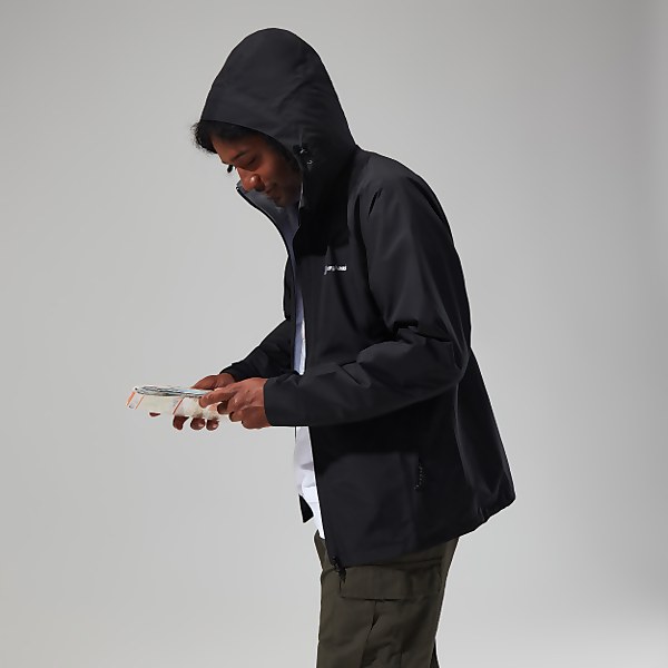 Berghaus Men's Paclite 2.0 Waterproof Jacket - Black - XS