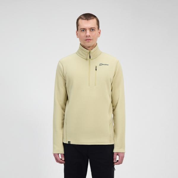 Berghaus Men's Prism Micro Half Zip Polartec Fleece - Natural