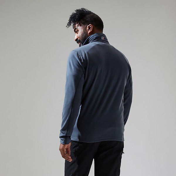 Berghaus Men's Prism Micro Polartec Half Zip Fleece - Dark Grey - XS